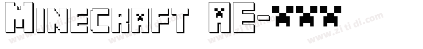 Minecraft AE字体转换